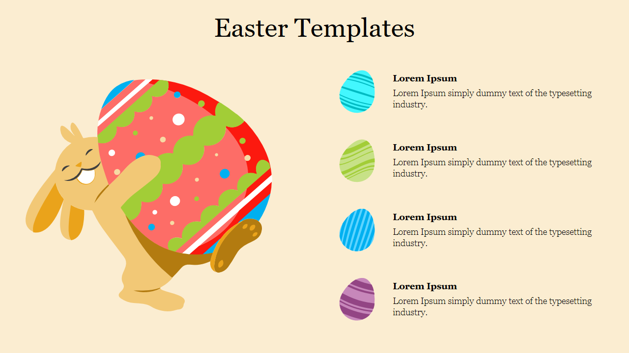 Attractive Easter Templates PowerPoint Slide